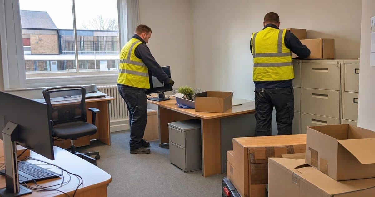 Office clearance in Fareham: moving out or reducing furniture